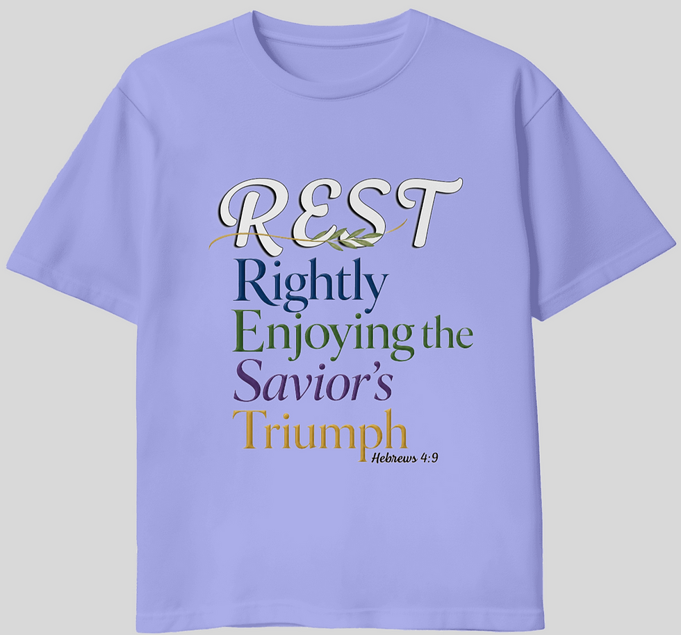 Thumbnail: "Rest" Custom Crafted T-Shirt