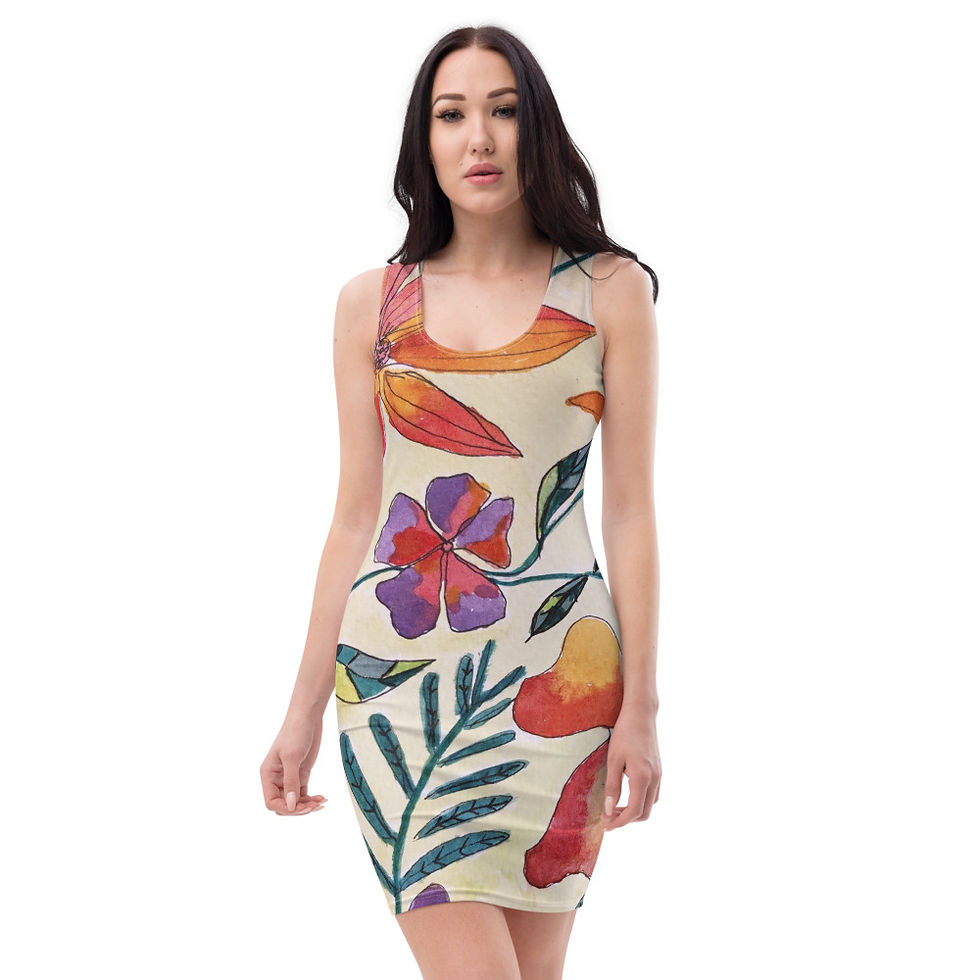 Dress-Exotic Garden