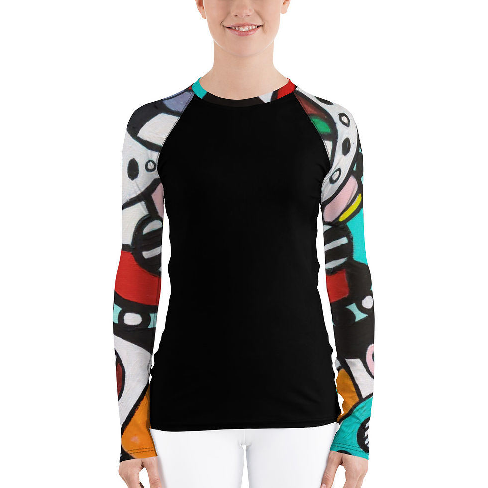 Women's Rashguard-Abstract 1