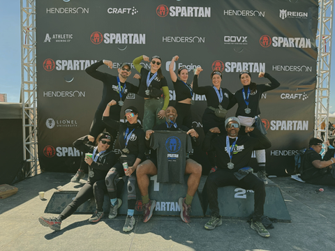 Each year, Sweat Zone brings together a Spartan race team made up of strong, driven women from our community. We travel and compete in races across the country, training together, pushing limits, and representing the strength and spirit of Sweat Zone