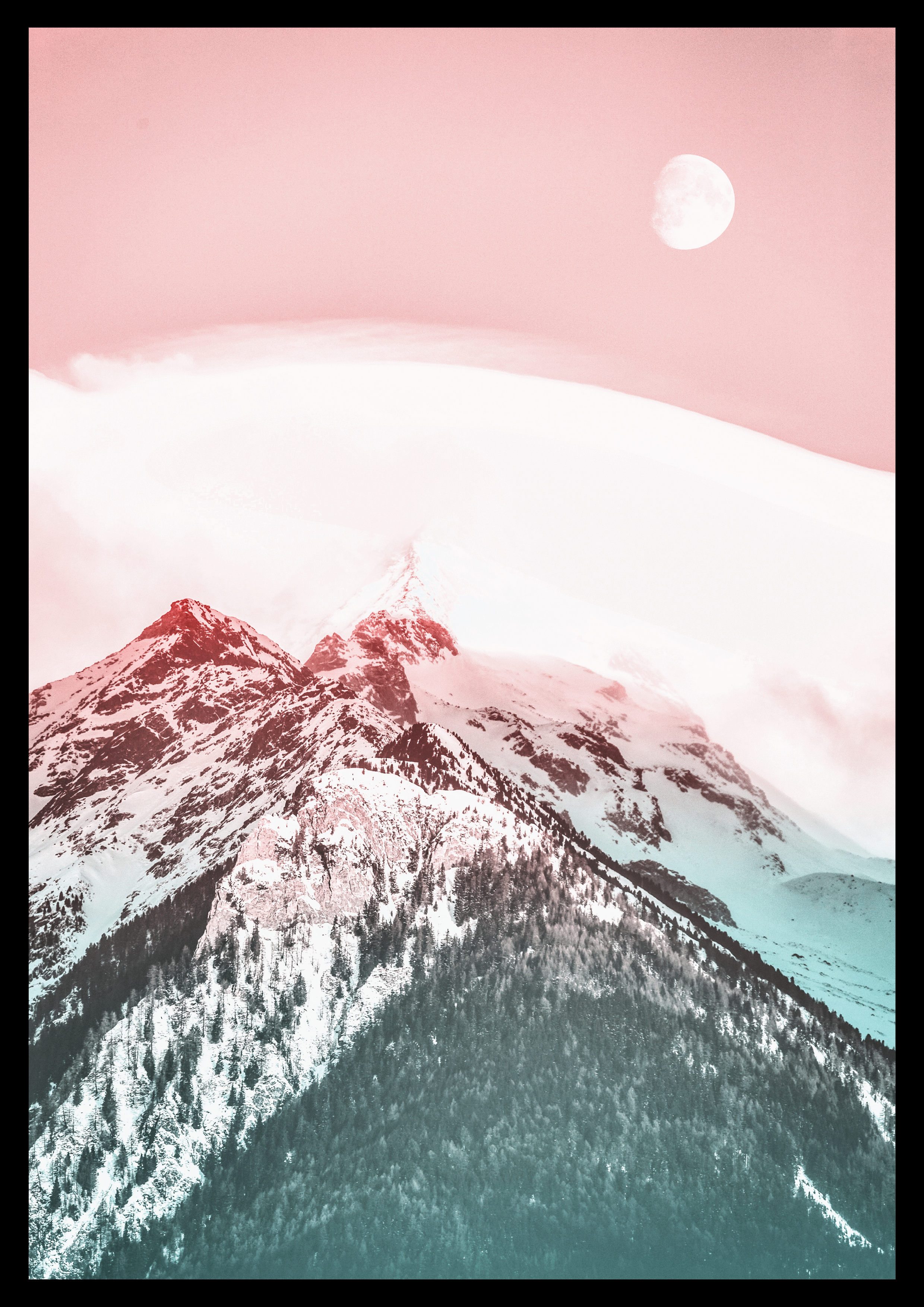 Pastel Mountains 1