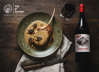 Hungarian Rhapsody #4: Mangalitsa Pork with Morels & Native Red Wine