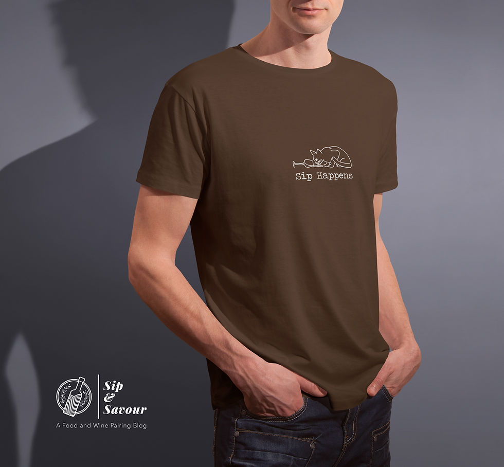 Thumbnail: Wine Lover T-Shirt: Sip Happens