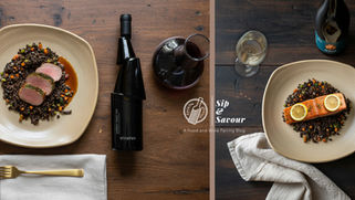 Heroic Lentils, Two Ways: With Pork or Salmon Plus Proudly Canadian Wine Pairings