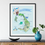 Thumbnail: Art Print of any of our Watercolor Paintings or Maps