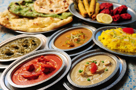 Arranged Food and Objects