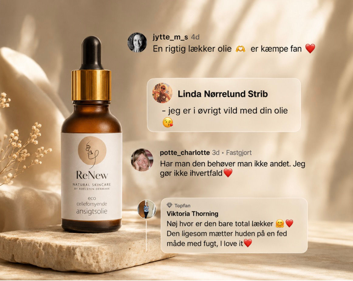 2 x Cellefornyende ReNew ansigtsolie (TILBUD)