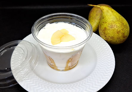 Pêches en charlotte