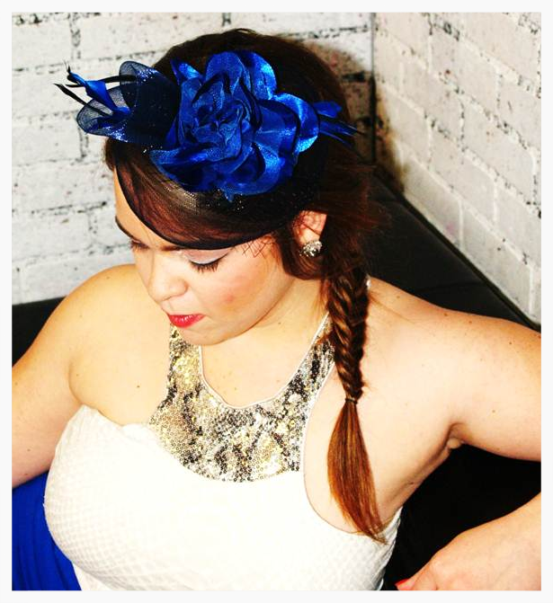 Cobalt Blue Fascinator