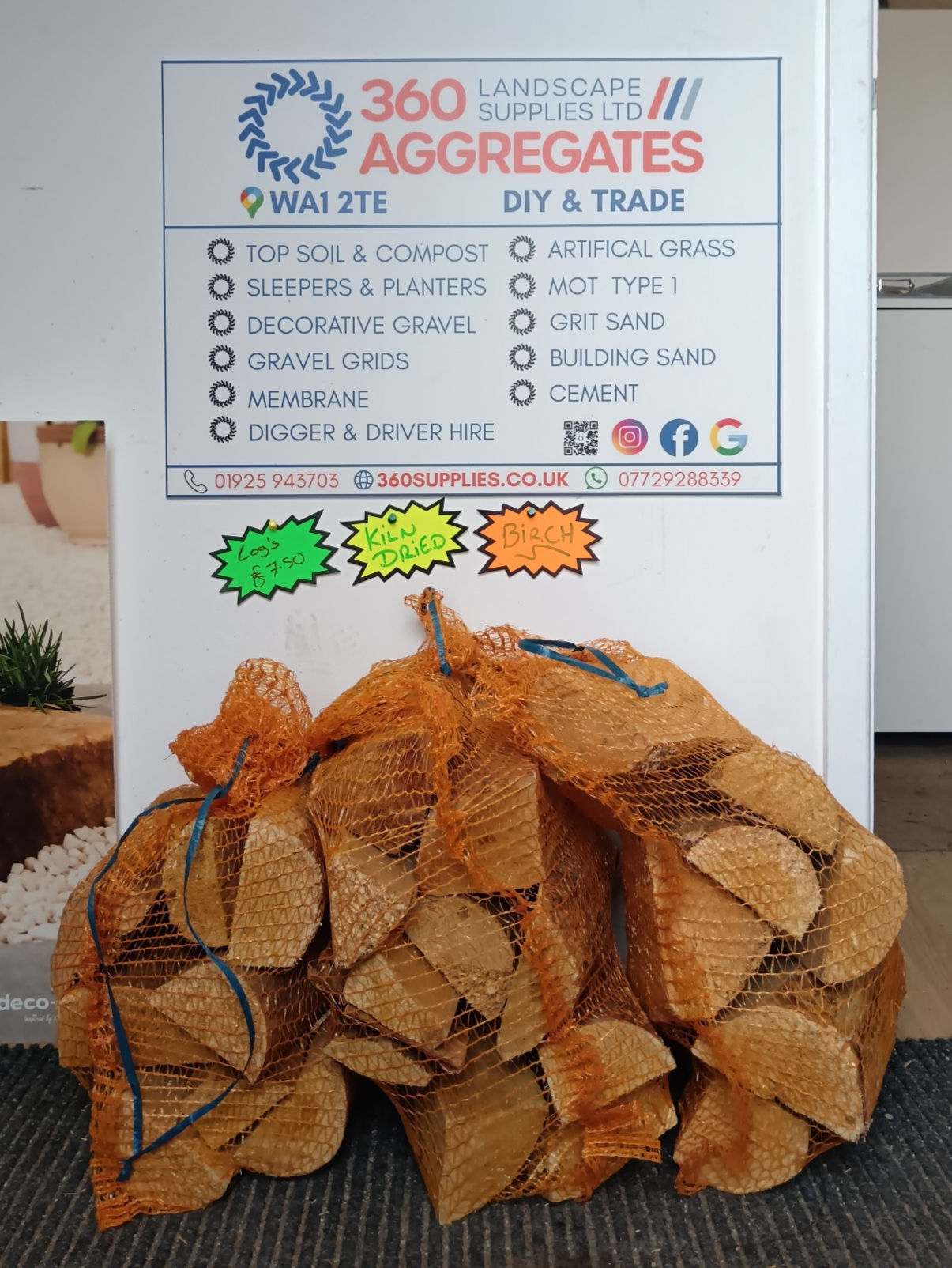 Kiln Dried Hardwood Logs- BIRCH