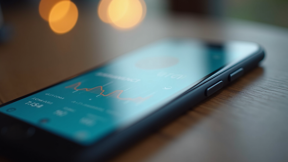 Close-up view of a smartphone displaying social media engagement metrics
