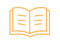 Ícone simples de livro aberto
