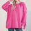 Thumbnail: Marley Pink French Terry Curvy+ Fit Sweatshirt