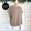Thumbnail: Raised Rib Boxy Fit Cap Sleeve Tops