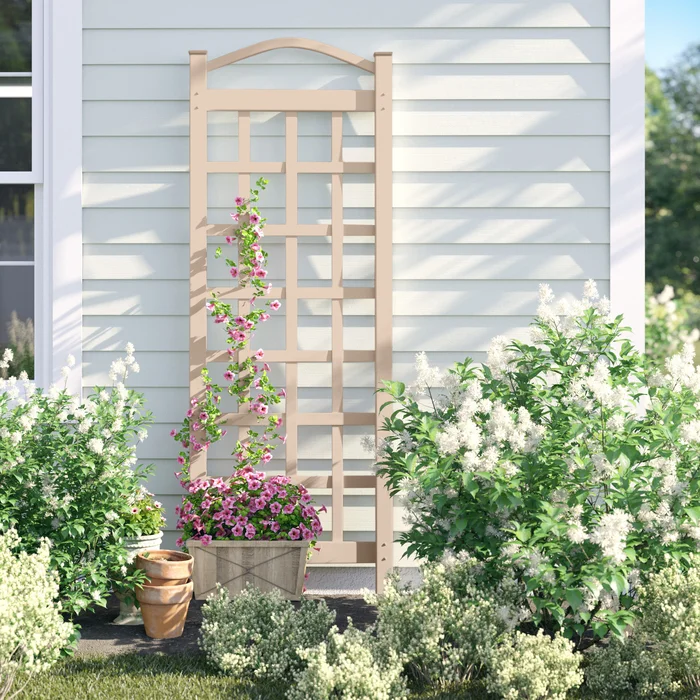 Arrya 76'' H x 28'' W Vinyl Trellis