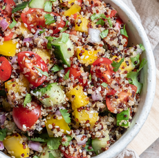 Fresh and Healthy Quinoa Tabbouleh Salad
