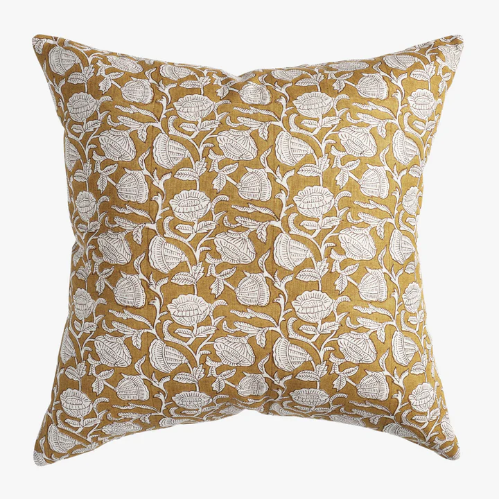 Dear Keaton Marbella Saffron Pillow Cover