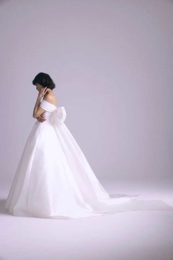 Over The Moon Antonia Silk Magnolia Gown