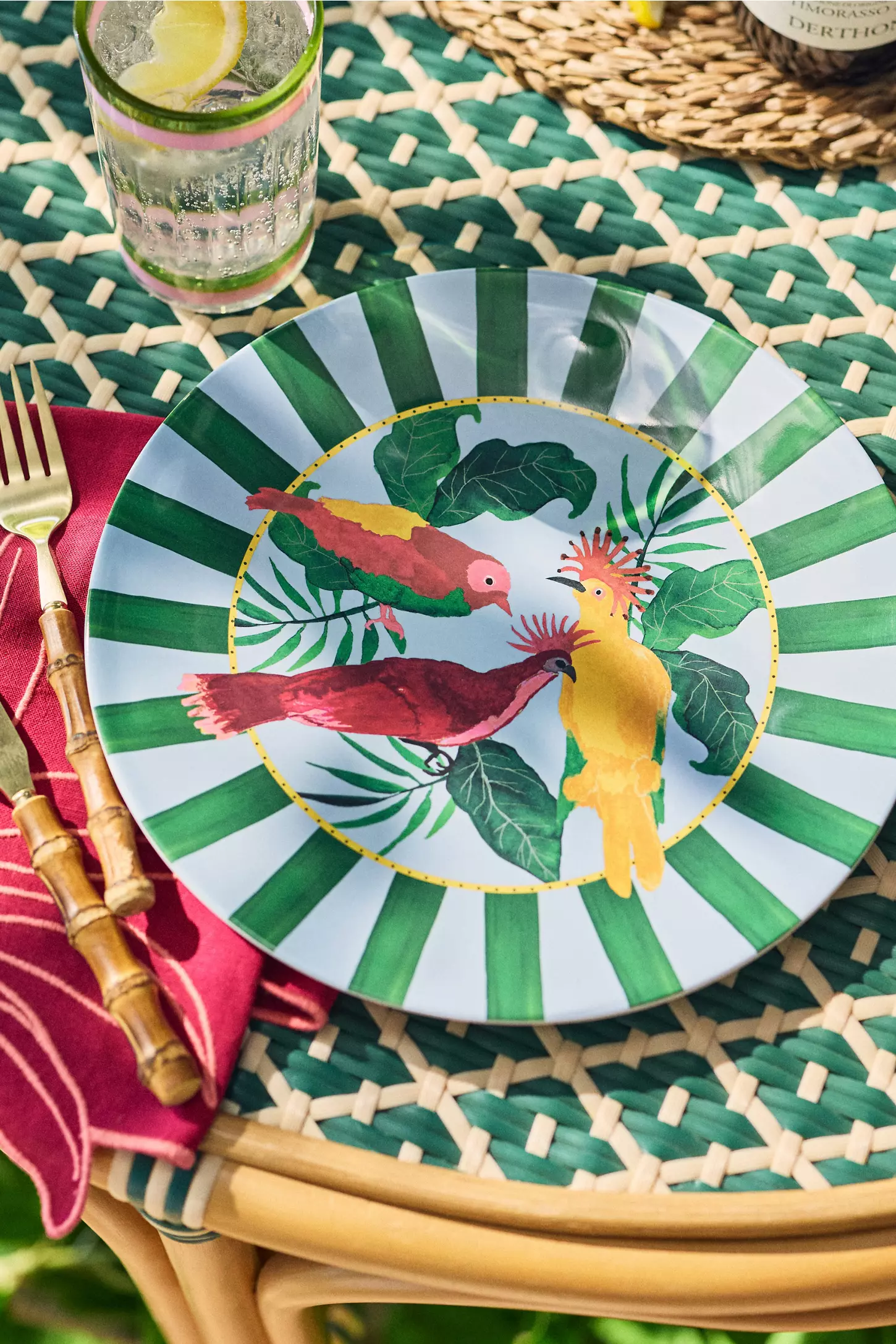Farm Rio x Anthropologie Melamine Dinner Plates