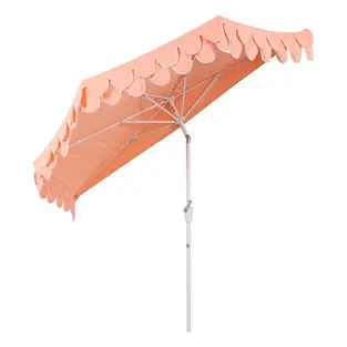 by: Wayfair Canada
Terrace 9 ft. Coastal Scalloped Space-Saving Balcony Half patio umbrella