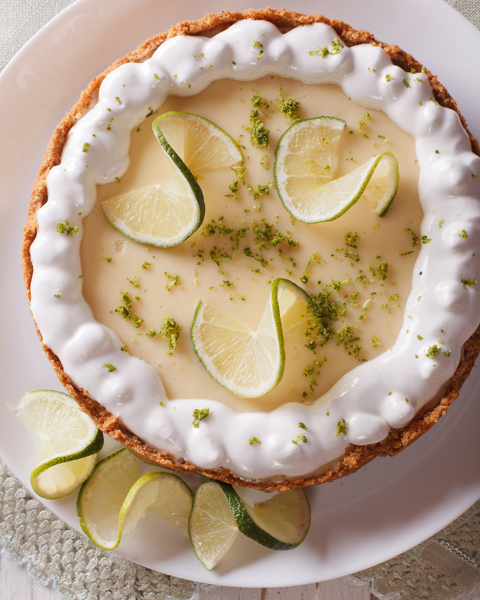 No-bake key lime pie recipe, summer pie recipe, lemon pie