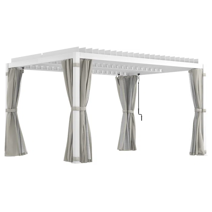 Aluminum Pergola with Canopy
