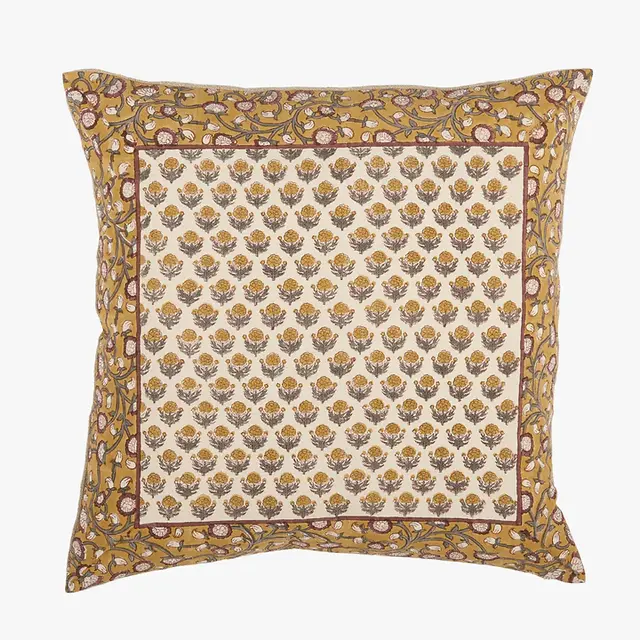 Dear Keaton Bailey Mustard Pillow Cover