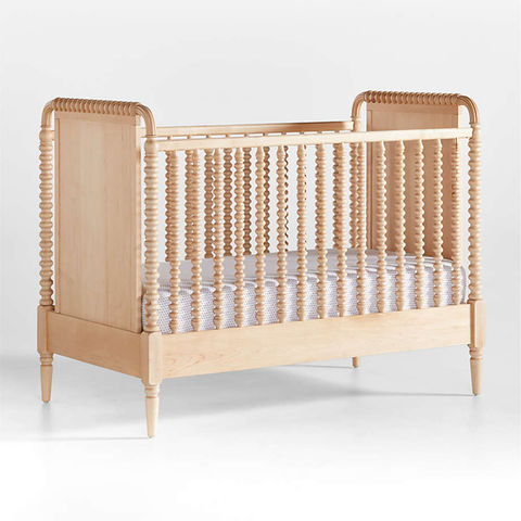 Jenny Lind Maple Natural Wood Spindle Baby Crib Crate & Kids