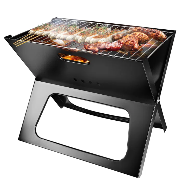 iMounTek 17.5' BBQ Barbecue Foldable Portable Charcoal Grill