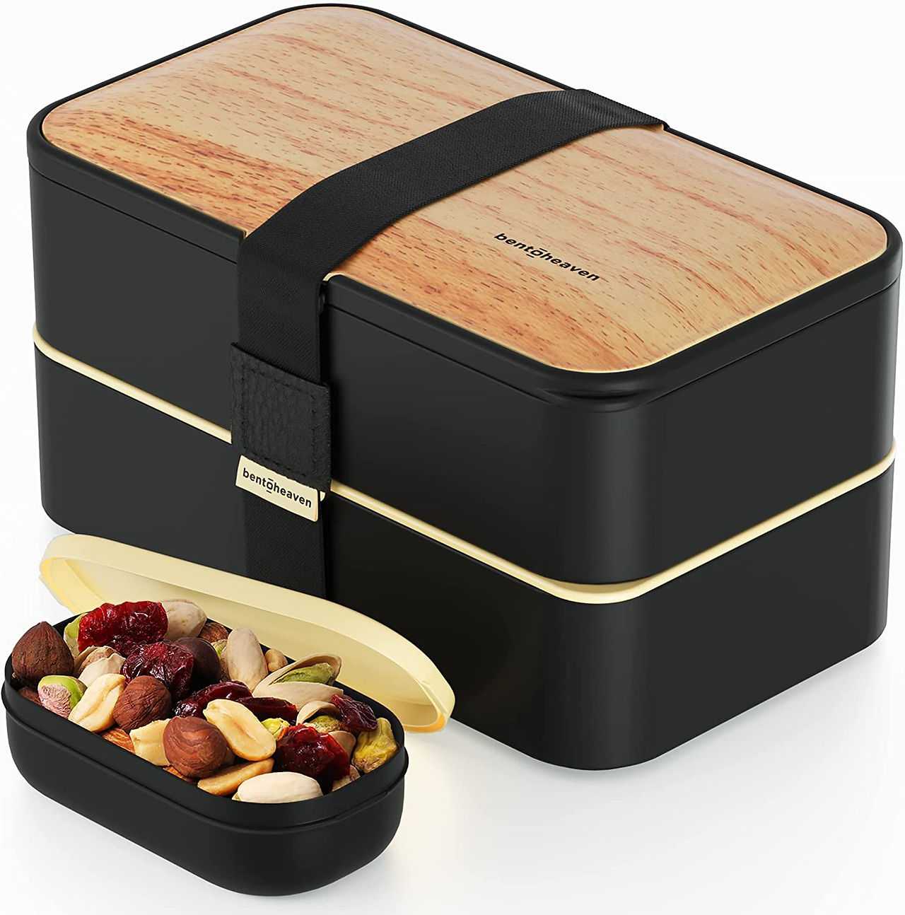 Premium Bento Lunch Box in 8 Modern Colors, 2 Compartments, Leak-proof, Includes Sauce Container, Divider, Cutlery & Chopsticks, 40oz Japanese Bento Box for Adults & Kids, Microwave-& Dishwasher-safe