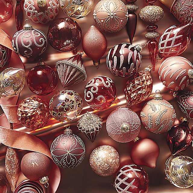 Frontgate Blushing Berries Ornament Collection with Handcrafted
