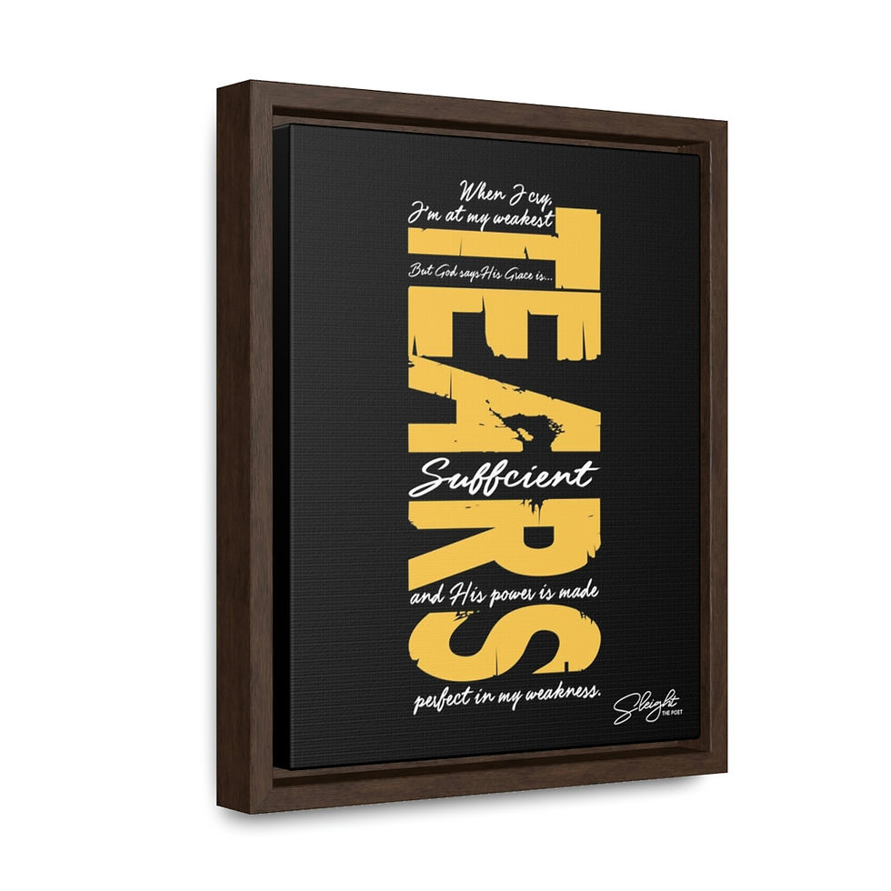 Thumbnail: TEARS || Black || Framed