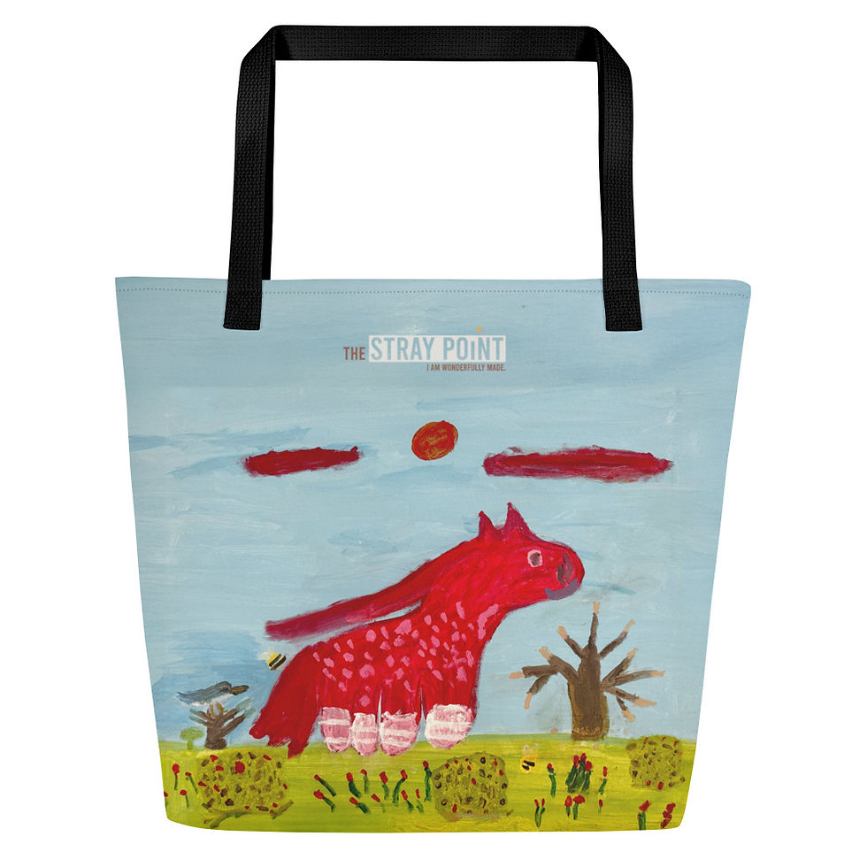 Thumbnail: Art by Hannah Large Tote Bag