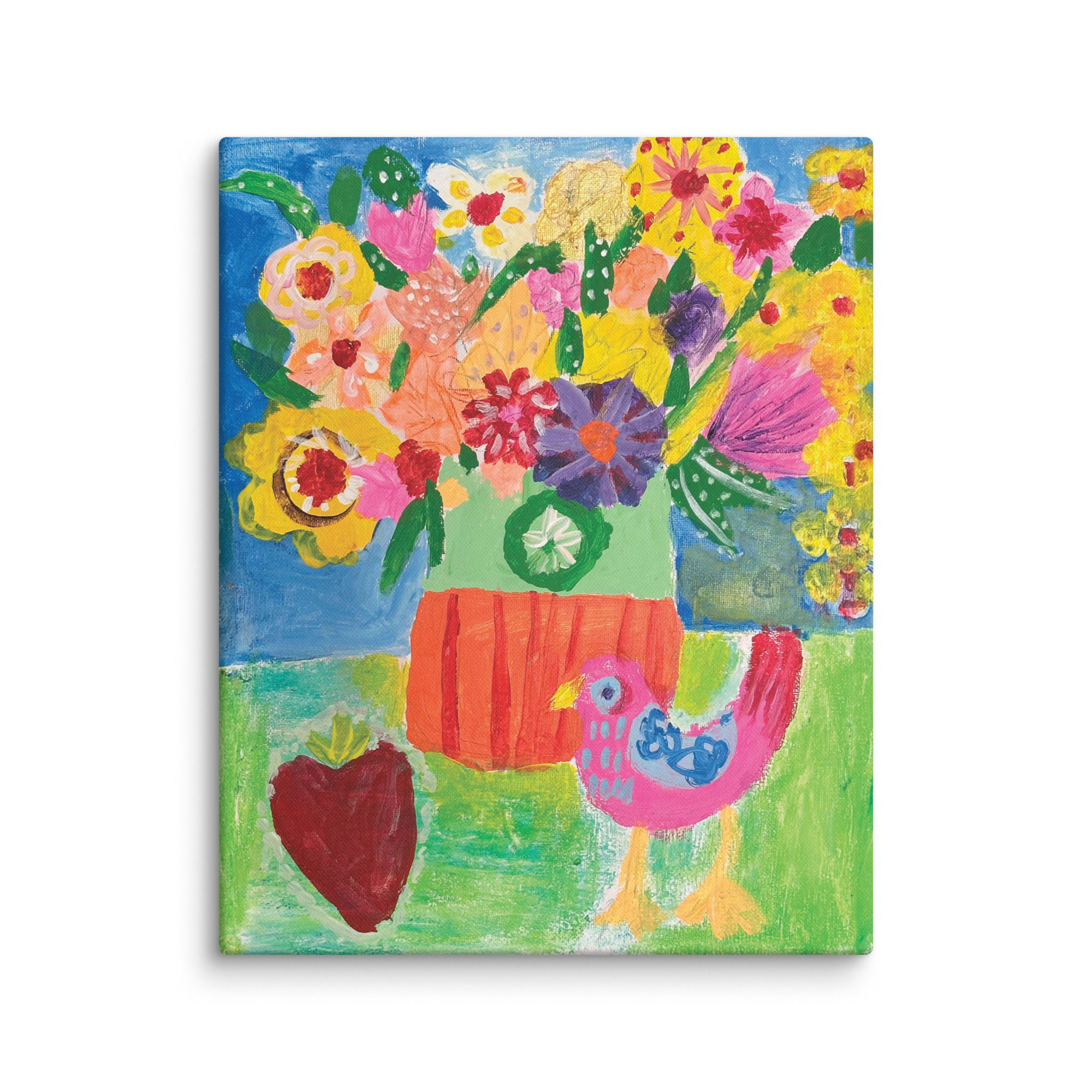 Spring Bouquet with Bird by Hannah Park
