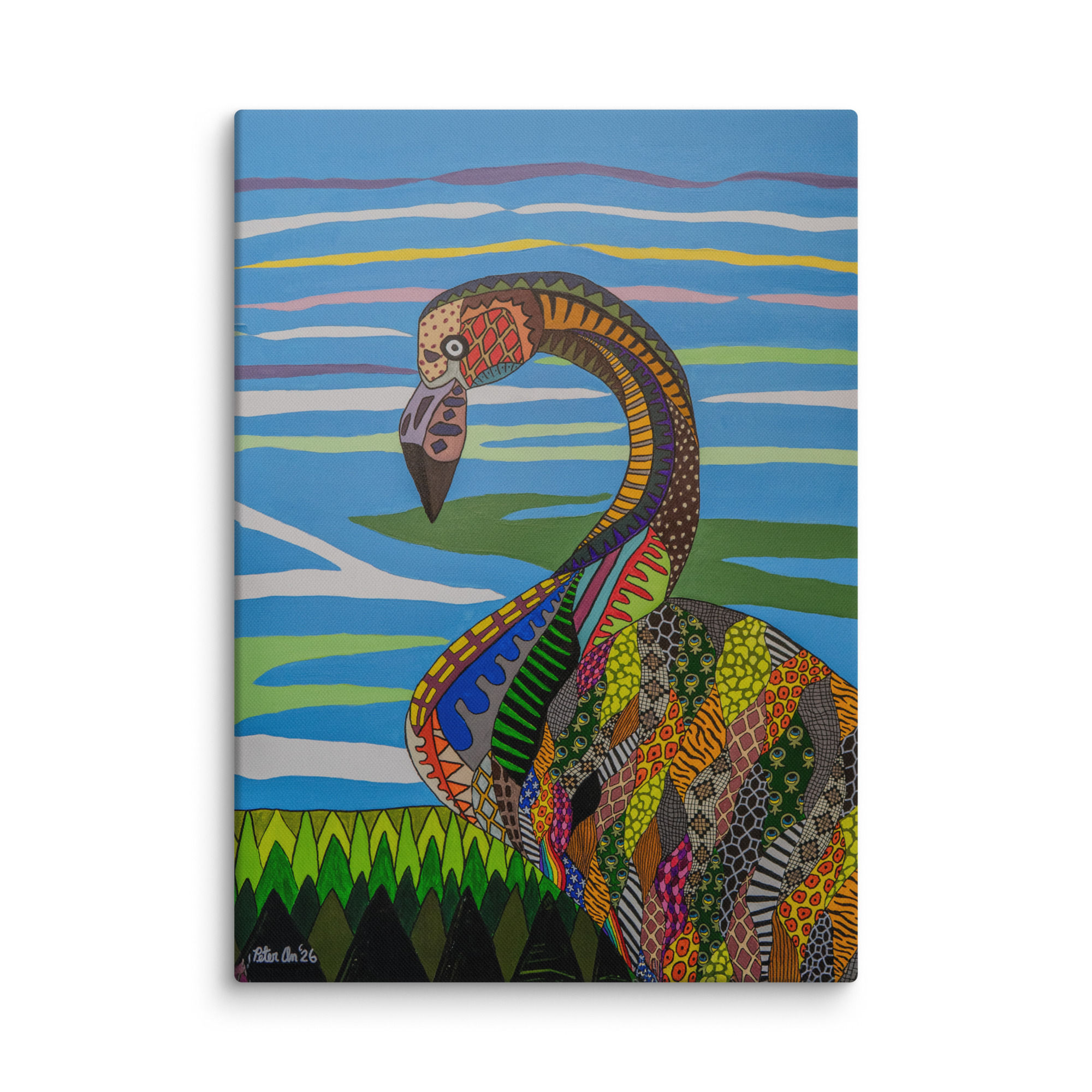 Flamingo by Peter An
