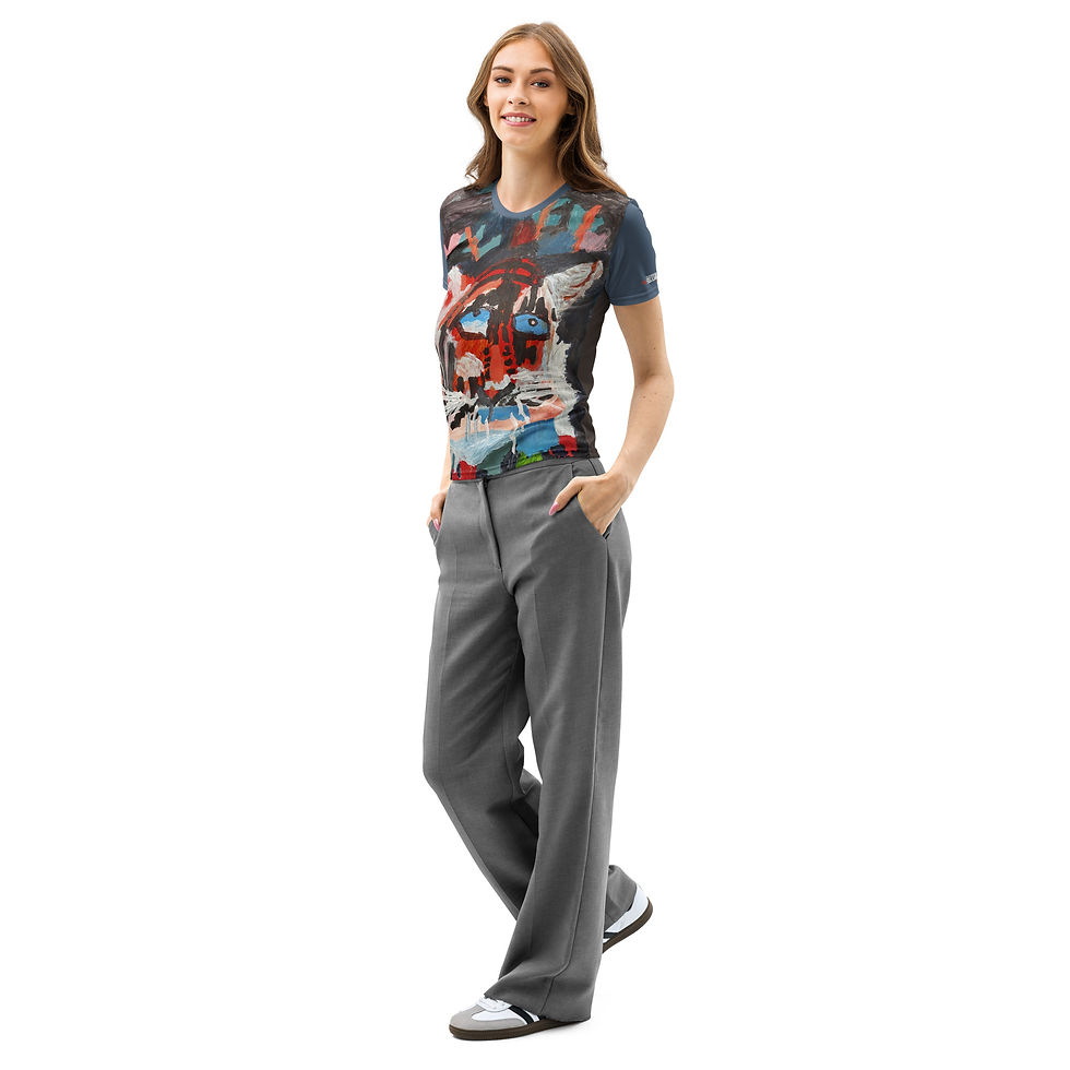 Thumbnail: Tei Tiger Women’s cotton crew neck t-shirt