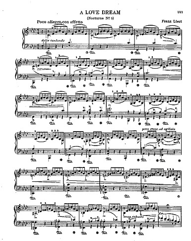 《愛之夢》第三首(Liebesträume No. 3, S. 541)