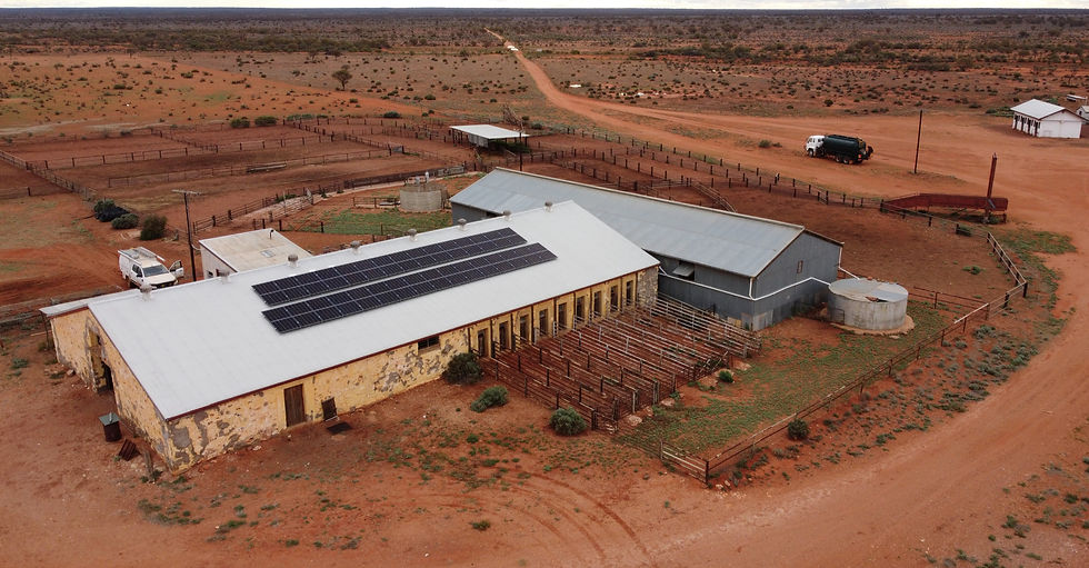 Off-grid Solar Energy Wilgena Station South Austalia