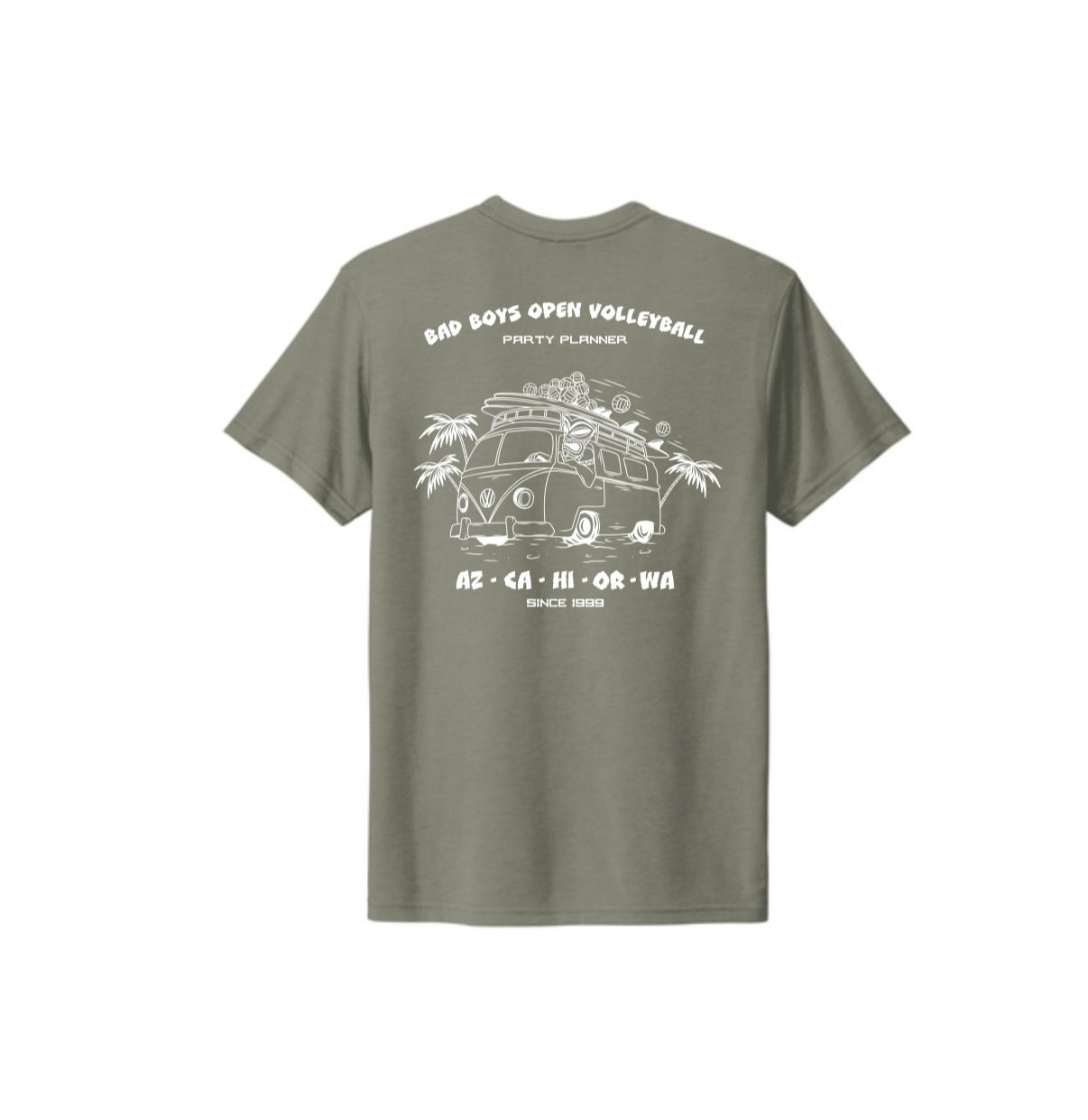 “Party Bus”- T Shirt / Mushroom Gray