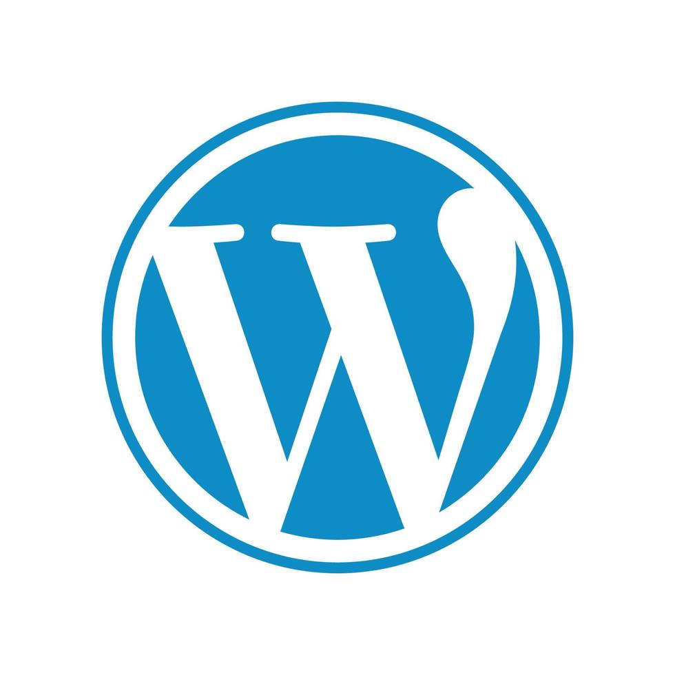 Logo de WordPress — CMS profesional para diseño y gestión de sitios web