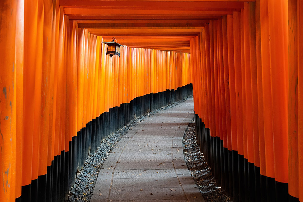 Tunnel fatto di Torii a Kyoto, Fushimi Inari