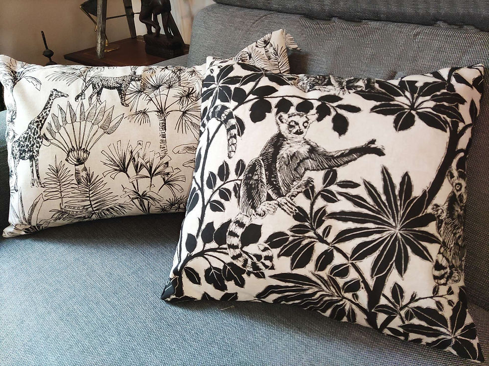 Miniature : Housse de coussin fait main
