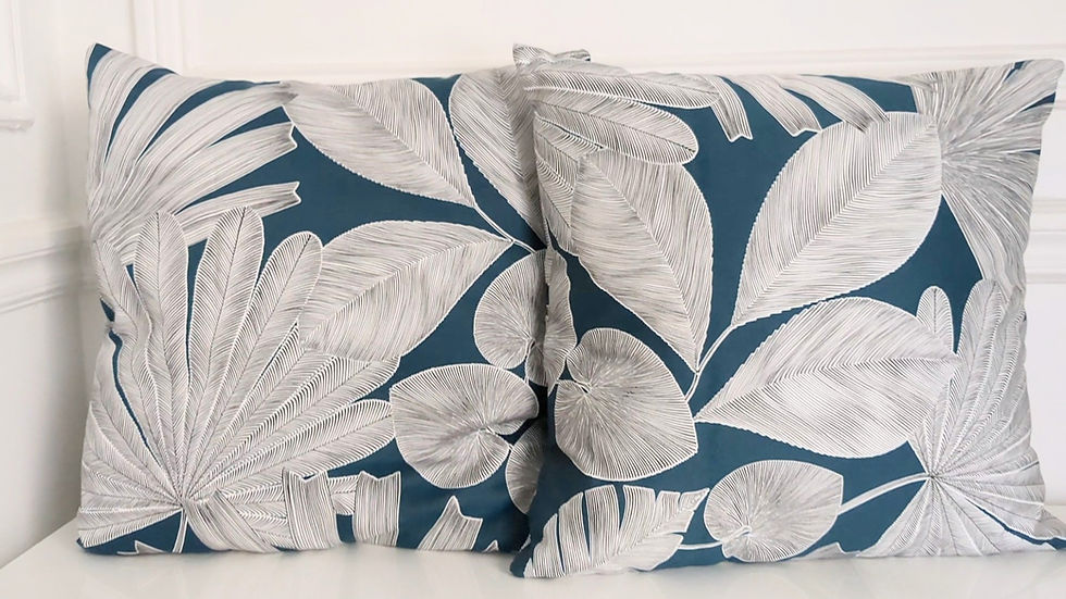 Housse de coussin fait main