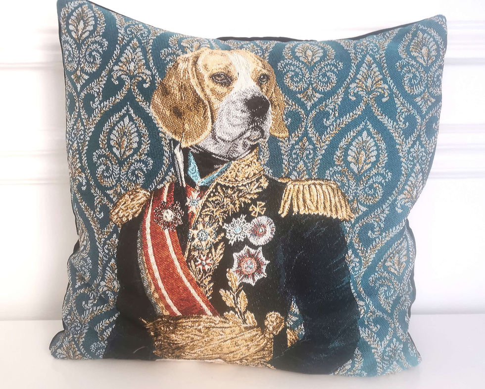 Housse de coussin fait main