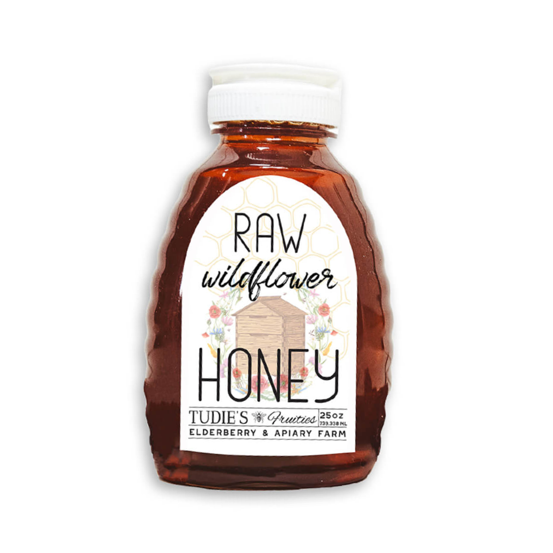 Raw Honey: 25 oz. Squeeze Bottle