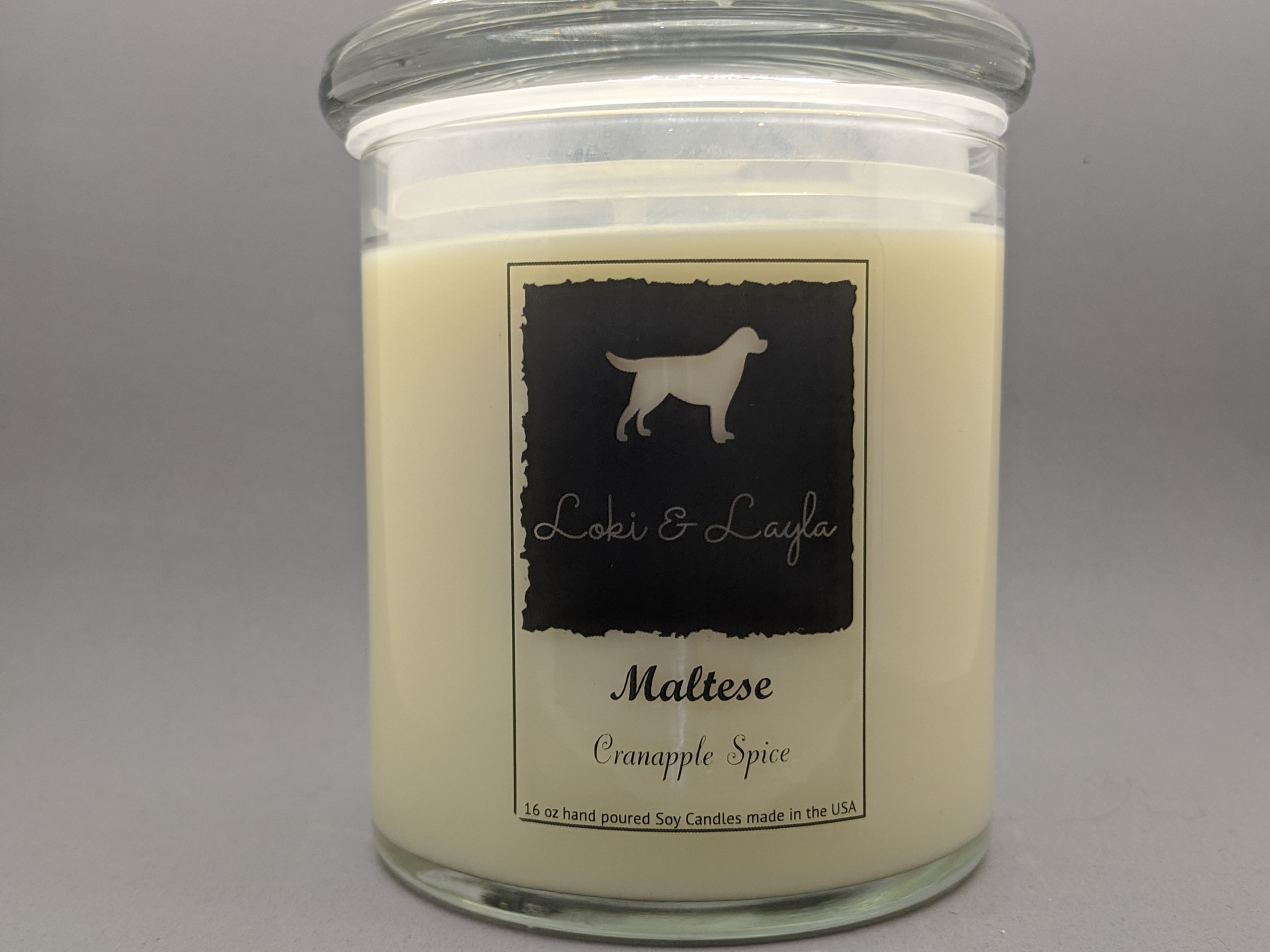 Maltese - Cranapple Spice 16.5oz candle