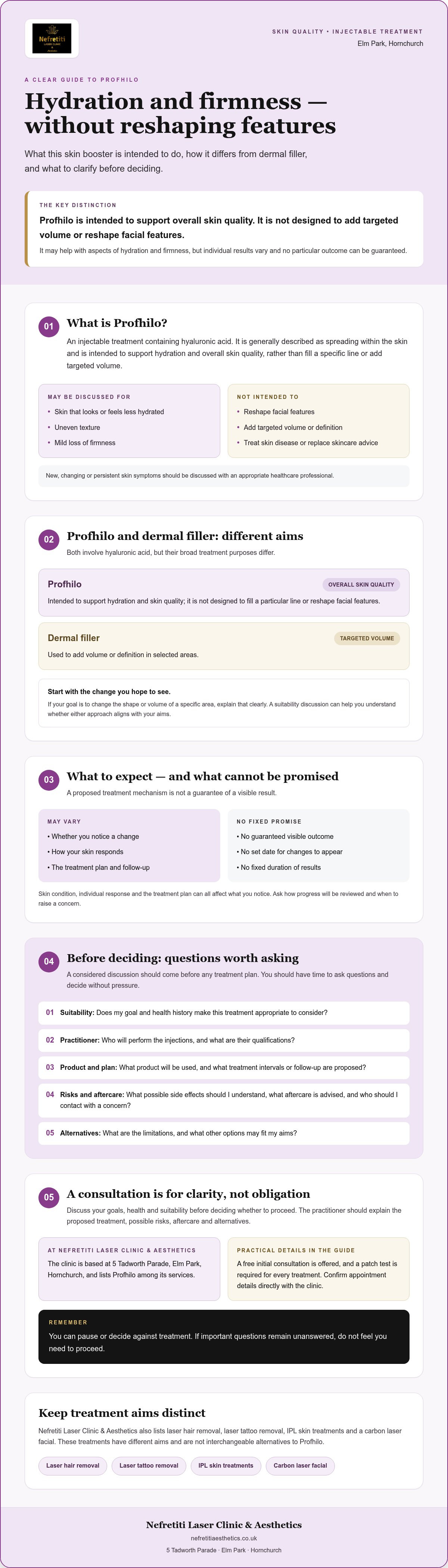 Profhilo skin booster Hornchurch