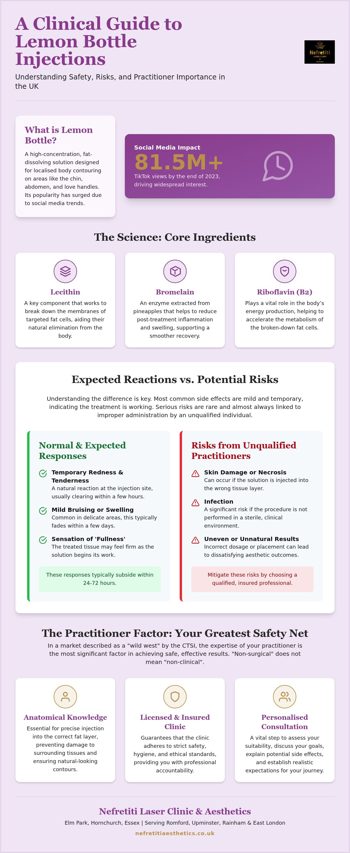 Risks of Lemon Bottle injections UK