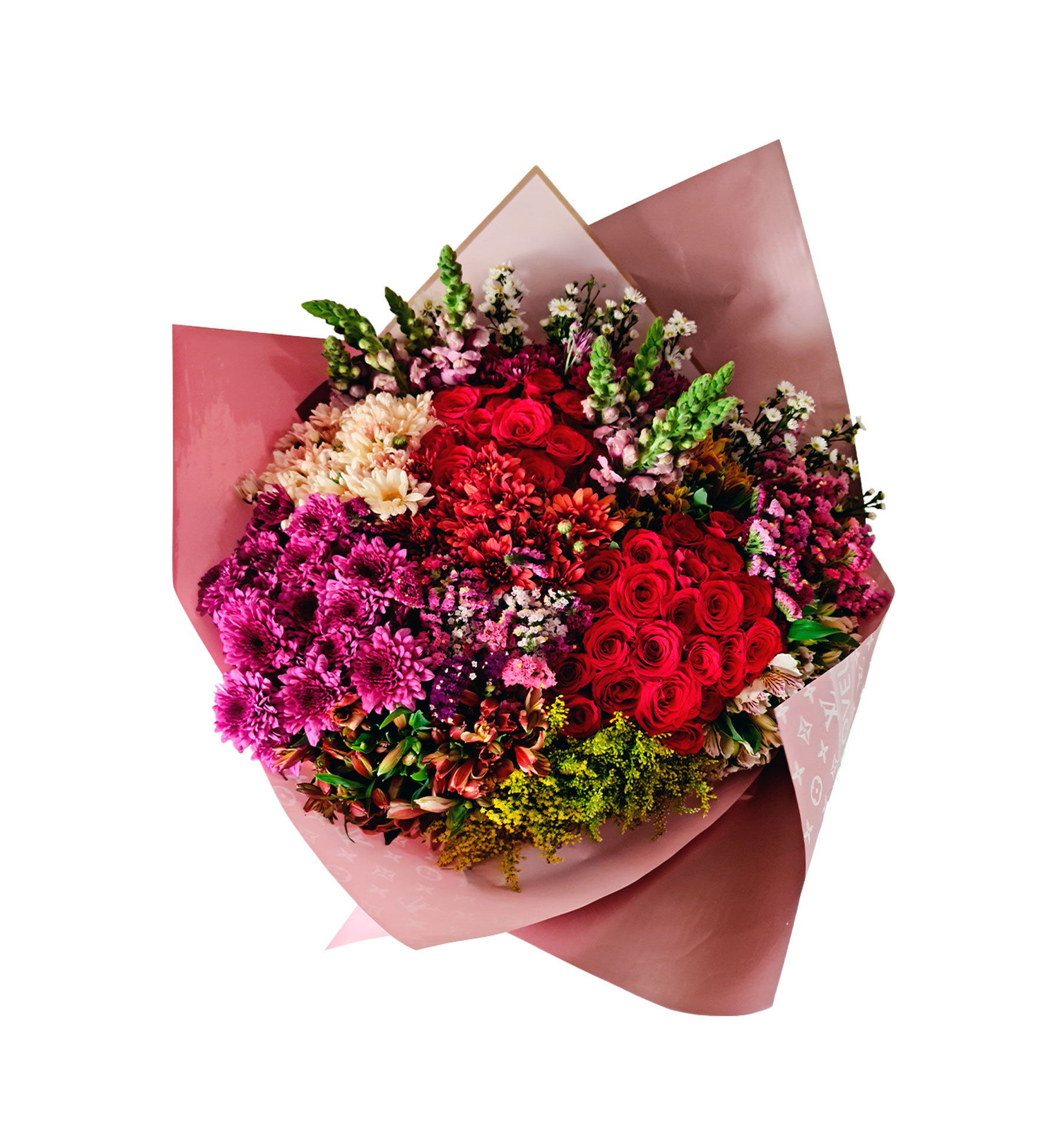 Maxi ramo explosión en rojo