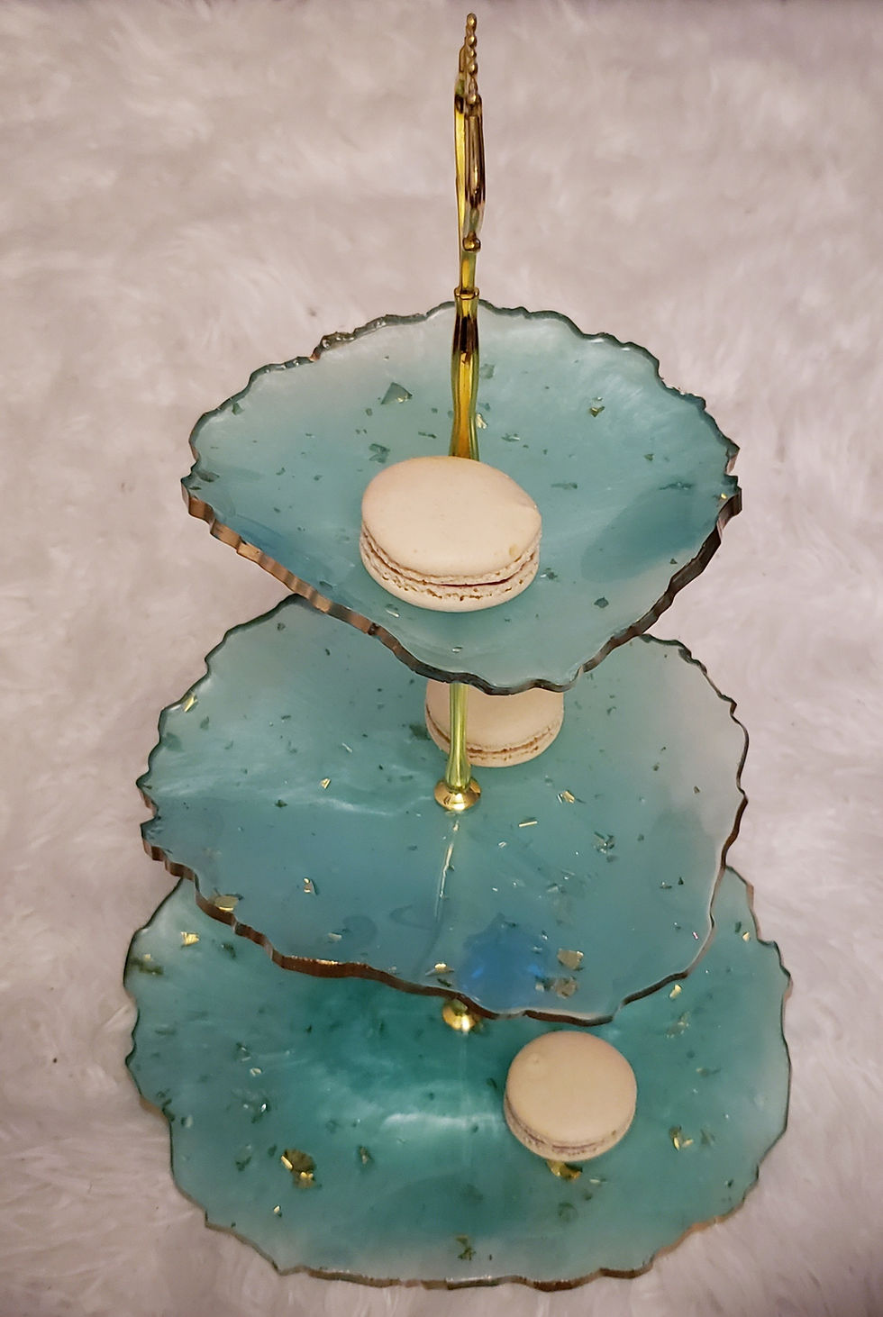 Thumbnail: Teal 3 Tier Cake Tower